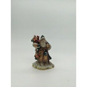 NOS VINTAGE 90s Santa Of The Nations Christmas FIGURINE GERMANY
